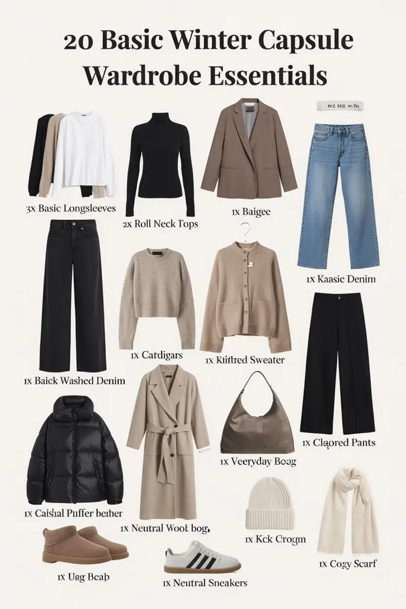 Modern Capsule Wardrobe Plus Size Winter 2025–2026: Effortless, Chic & Confident Looks for Every Woman
