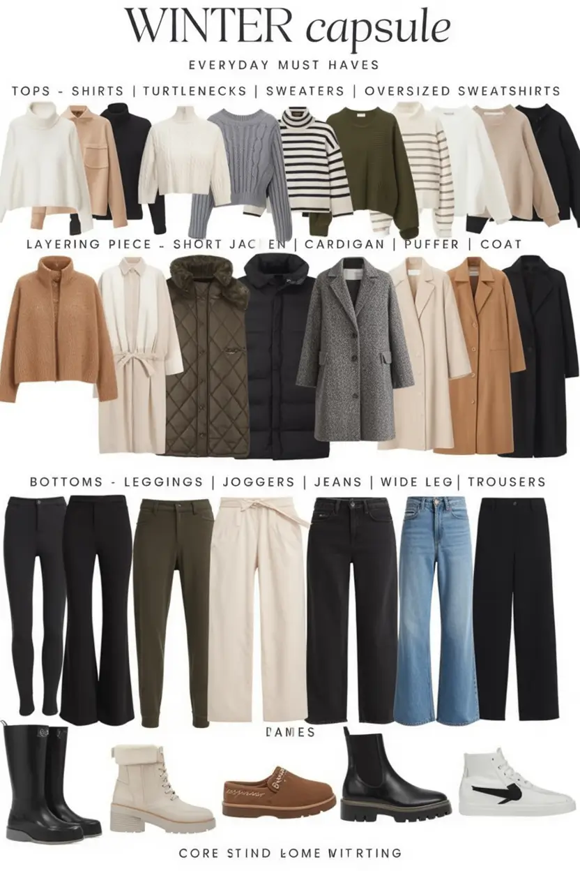 Modern Capsule Wardrobe Plus Size Winter 2025–2026: Effortless, Chic & Confident Looks for Every Woman