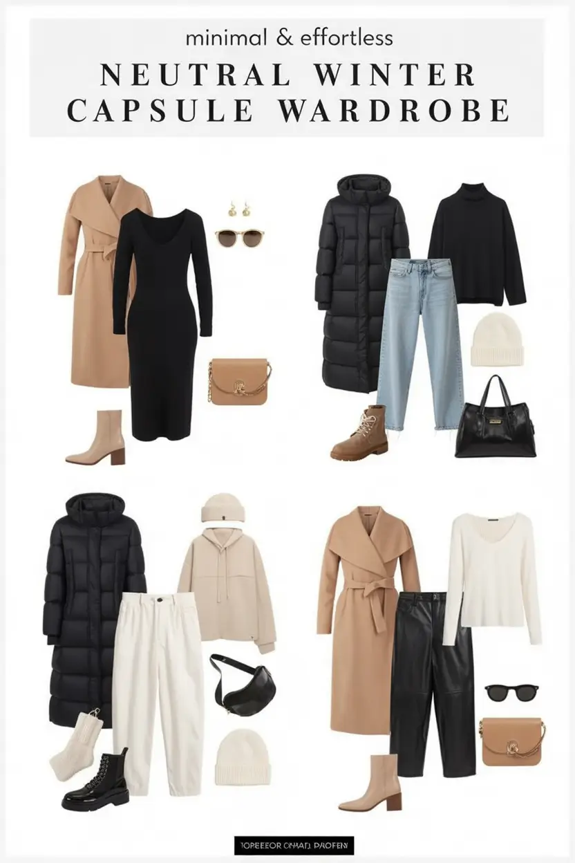 Modern Capsule Wardrobe Plus Size Winter 2025–2026: Effortless, Chic & Confident Looks for Every Woman