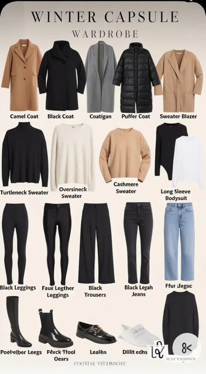 Modern Capsule Wardrobe Plus Size Winter 2025–2026: Effortless, Chic & Confident Looks for Every Woman
