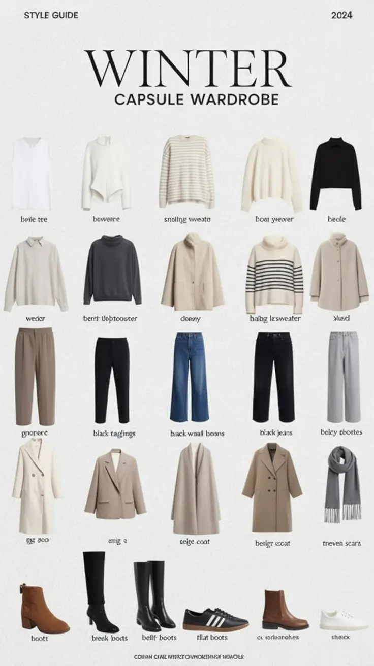 Modern Capsule Wardrobe Plus Size Winter 2025–2026: Effortless, Chic & Confident Looks for Every Woman