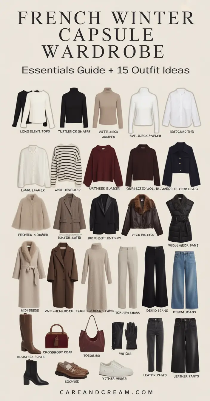 Winter Capsule Wardrobe Ideas 2025 / 2026: Timeless, Effortless & Chic Outfits for Every Occasion