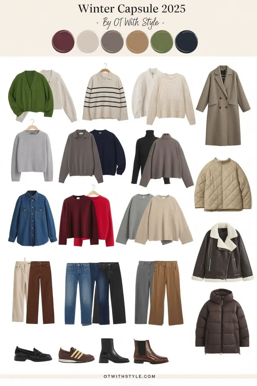 Winter Capsule Wardrobe Ideas 2025 / 2026: Timeless, Effortless & Chic Outfits for Every Occasion