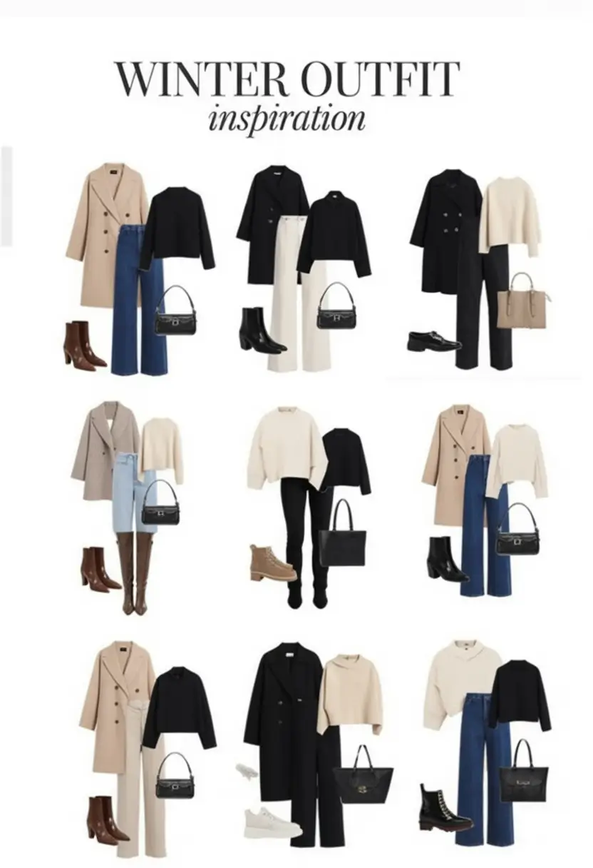 Winter Capsule Wardrobe Ideas 2025 / 2026: Timeless, Effortless & Chic Outfits for Every Occasion
