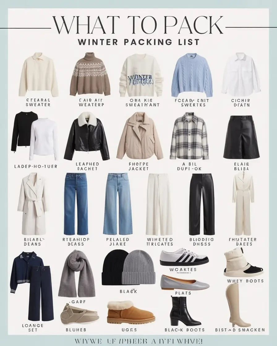 Winter Capsule Wardrobe Ideas 2025 / 2026: Timeless, Effortless & Chic Outfits for Every Occasion