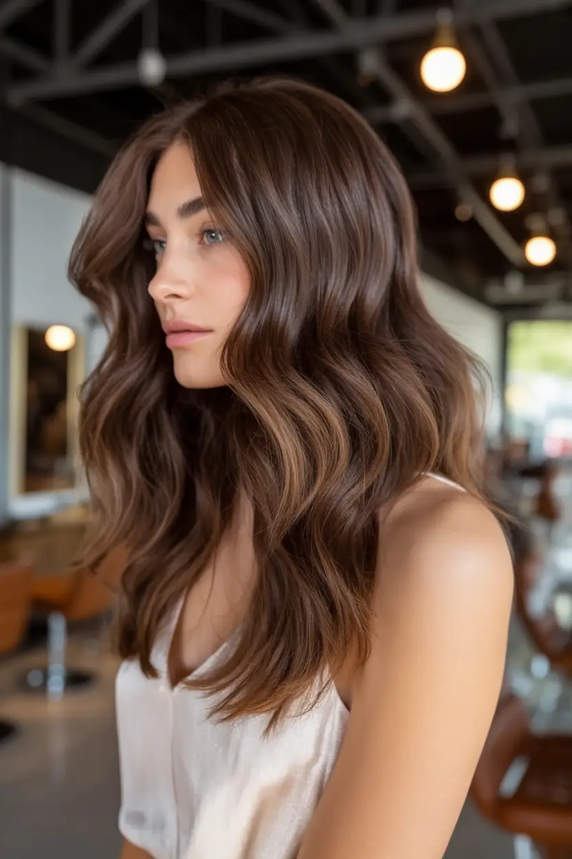 Winter Trending Hair Colors Ideas 2025–2026: Soft Brunettes, Honey Balayage & Chic Seasonal Shades