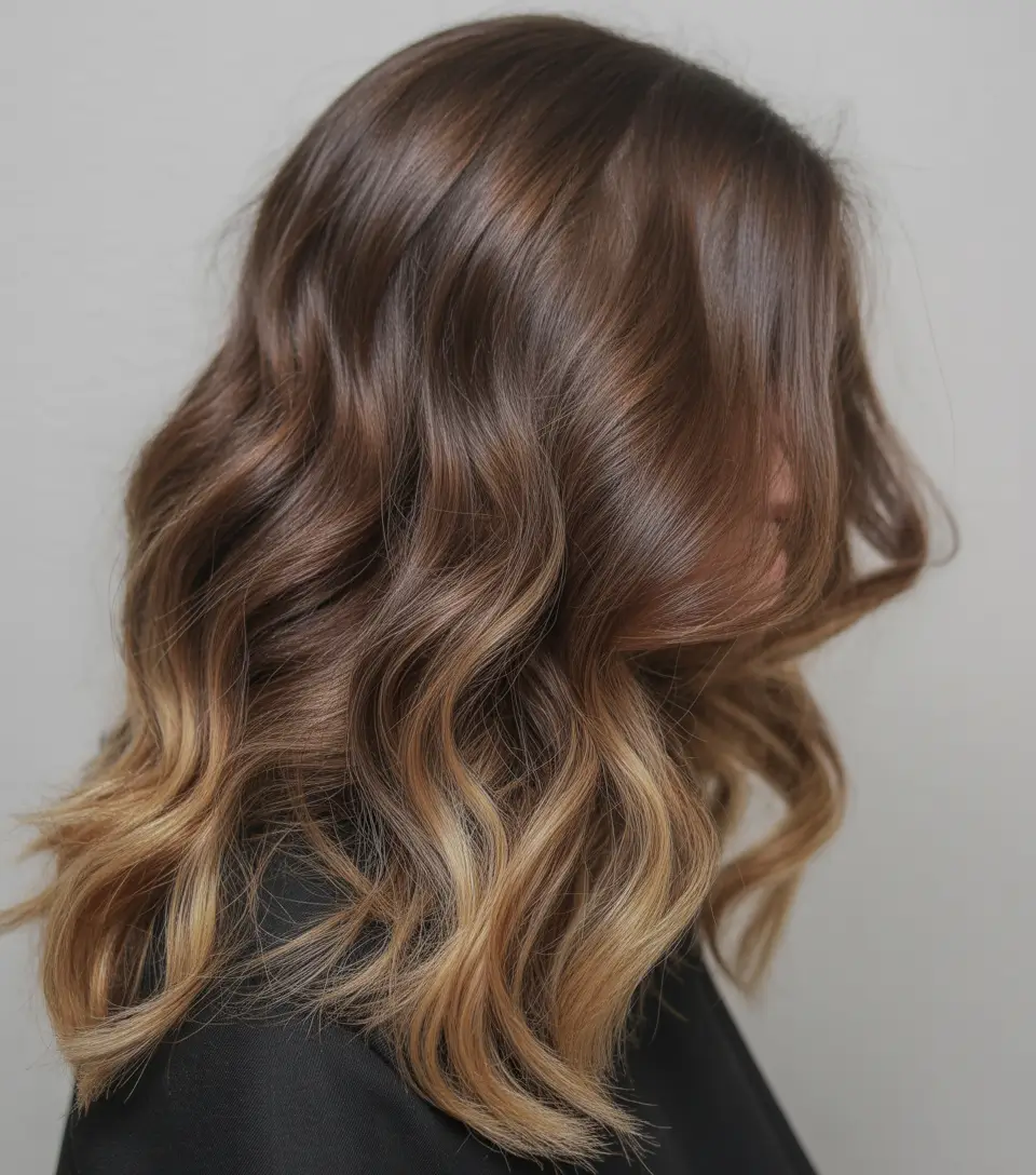 Winter Trending Hair Colors Ideas 2025–2026: Soft Brunettes, Honey Balayage & Chic Seasonal Shades