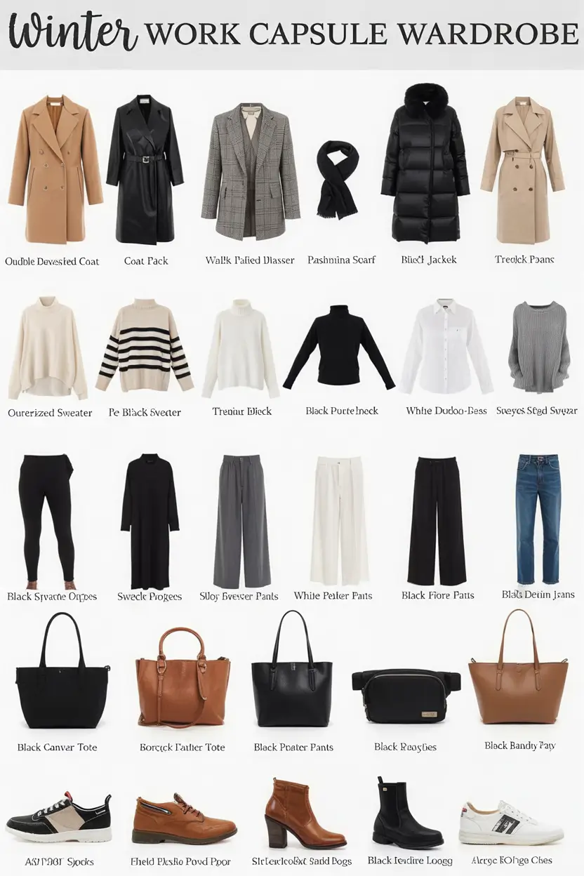 Chic Capsule Wardrobe Outfits 2026 — Minimalist & Seasonal Style Ideas