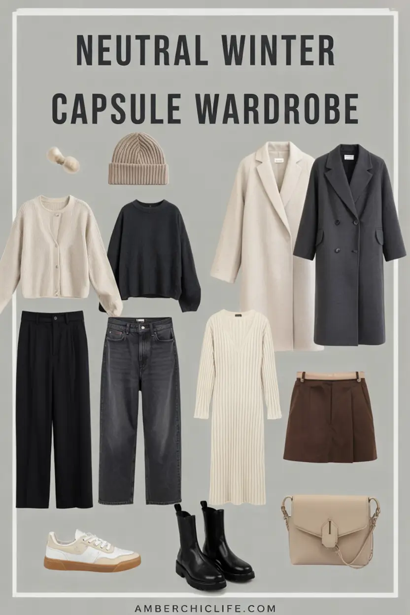 Chic Capsule Wardrobe Outfits 2026 — Minimalist & Seasonal Style Ideas