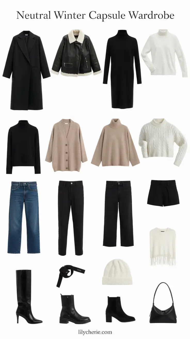 Chic Capsule Wardrobe Outfits 2026 — Minimalist & Seasonal Style Ideas